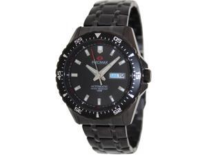 Swiss Precimax PX13203 Men's Vintage Automatic Black Stainless-Steel Automatic Watch with Black Dial Swiss Precimax PX13203 Men's Vintage Automatic Black Stainless-Steel Automatic Watch with Black Dial