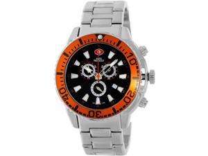 Swiss Precimax Men's Pulse Pro SP13099 Silver Stainless-Steel Swiss Chronograph Watch with Black Dial Swiss Precimax Men's Pulse Pro SP13099 Silver Stainless-Steel Swiss Chronograph Watch with Black Dial