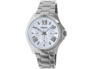 Fossil Women's Cecile AM4509 Silver Stainless-Steel Quartz Watch with Silver Dial Fossil Women's Cecile AM4509 Silver Stainless-Steel Quartz Watch with Silver Dial