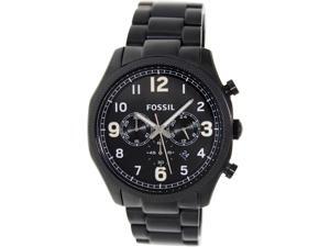 Fossil Men's Foreman FS4864 Black Stainless-Steel Quartz Watch with Black Dial Fossil Men's Foreman FS4864 Black Stainless-Steel Quartz Watch with Black Dial