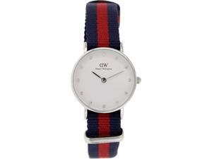 Daniel Wellington Women's Oxford 0925DW Two-Tone Nylon Quartz Watch with White Dial Daniel Wellington Women's Oxford 0925DW Two-Tone Nylon Quartz Watch with White Dial