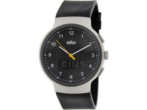 Braun Men's BN0159SLBKBKG Black Rubber Analog Quartz Watch Braun Men's BN0159SLBKBKG Black Rubber Analog Quartz Watch