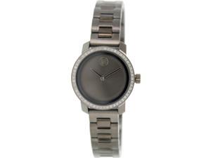 Movado Women's Bold 3600226 Gunmetal Stainless-Steel Swiss Quartz Watch Movado Women's Bold 3600226 Gunmetal Stainless-Steel Swiss Quartz Watch