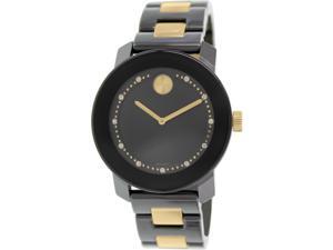 Movado Women's Bold 3600233 Black Stainless-Steel Swiss Quartz Watch Movado Women's Bold 3600233 Black Stainless-Steel Swiss Quartz Watch