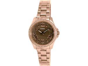 Fossil Women's AM4615 Rose Gold Stainless-Steel Automatic Watch Fossil Women's AM4615 Rose Gold Stainless-Steel Automatic Watch