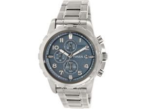 Fossil Men's Dean FS5023 Silver Stainless-Steel Quartz Watch Fossil Men's Dean FS5023 Silver Stainless-Steel Quartz Watch