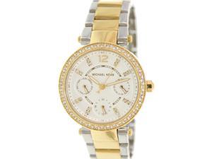 Michael Kors Women's Parker MK6055 Gold Stainless-Steel Quartz Watch Michael Kors Women's Parker MK6055 Gold Stainless-Steel Quartz Watch