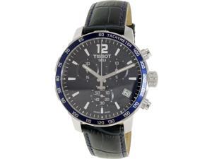 Tissot Men's Quickster T095.417.16.047.00 Blue Leather Swiss Quartz Watch Tissot Men's Quickster T095.417.16.047.00 Blue Leather Swiss Quartz Watch