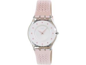 Swatch Women's 4 SFK387 Pink Leather Swiss Quartz Watch Swatch Women's 4 SFK387 Pink Leather Swiss Quartz Watch