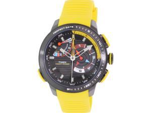 Timex Men's Intelligent Quartz TW2P44500 Yellow Rubber Analog Quartz Watch Timex Men's Intelligent Quartz TW2P44500 Yellow Rubber Analog Quartz Watch
