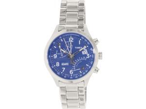 Timex Men's Intelligent Quartz TW2P60600 Silver Stainless-Steel Analog Quartz Watch Timex Men's Intelligent Quartz TW2P60600 Silver Stainless-Steel Analog Quartz Watch