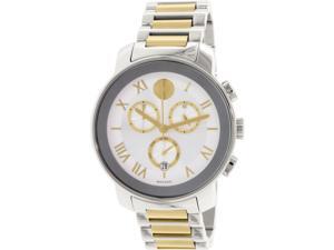 Movado Men's Bold 3600280 Silver Metal Swiss Quartz Watch Movado Men's Bold 3600280 Silver Metal Swiss Quartz Watch