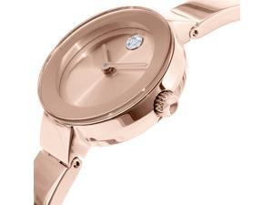 Movado Women's Bold 3600286 Rose Gold Stainless-Steel Swiss Quartz Watch Movado Women's Bold 3600286 Rose Gold Stainless-Steel Swiss Quartz Watch