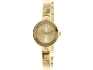 Movado Women's Bold 3600285 Gold Stainless-Steel Swiss Quartz Watch Movado Women's Bold 3600285 Gold Stainless-Steel Swiss Quartz Watch