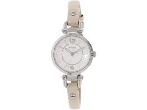Fossil Women's Georgia ES3808 Beige Leather Quartz Watch Fossil Women's Georgia ES3808 Beige Leather Quartz Watch