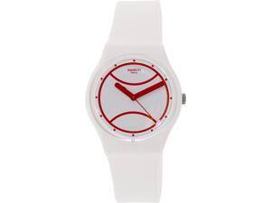 Swatch Men's Originals GZ294 White Silicone Swiss Quartz Watch Swatch Men's Originals GZ294 White Silicone Swiss Quartz Watch