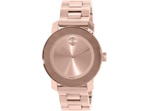 Movado Women's Bold 3600342 Rose Gold Stainless-Steel Swiss Quartz Watch Movado Women's Bold 3600342 Rose Gold Stainless-Steel Swiss Quartz Watch