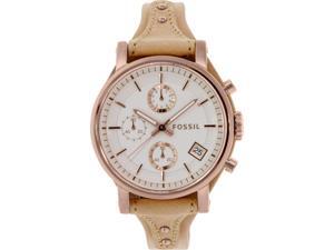Fossil Women's Original Boyfriend ES3748 Rose Gold Leather Quartz Watch Fossil Women's Original Boyfriend ES3748 Rose Gold Leather Quartz Watch