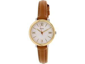 Fossil Women's Jacqueline ES3801 Brown Leather Quartz Watch Fossil Women's Jacqueline ES3801 Brown Leather Quartz Watch
