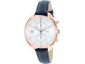 Fossil Women's CH2997 Blue Leather Quartz Watch Fossil Women's CH2997 Blue Leather Quartz Watch