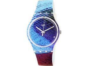 Swatch Men's Originals SUOK113 Multicolor Rubber Quartz Watch Swatch Men's Originals SUOK113 Multicolor Rubber Quartz Watch