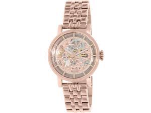 Fossil Women's Boyfriend ME3065 Rose Gold Stainless-Steel Automatic Watch Fossil Women's Boyfriend ME3065 Rose Gold Stainless-Steel Automatic Watch