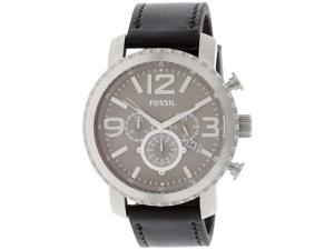 Fossil BQ1175 Men's Black Leather Quartz Watch Fossil BQ1175 Men's Black Leather Quartz Watch