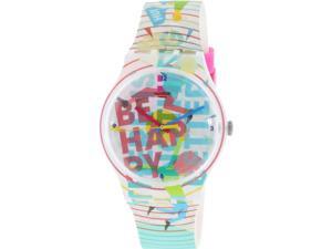 Swatch Women's Originals SUOZ196 Multi Rubber Quartz Watch Swatch Women's Originals SUOZ196 Multi Rubber Quartz Watch
