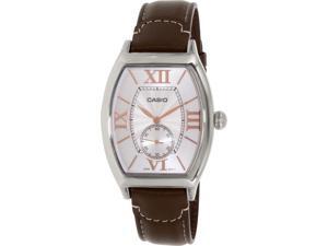 Casio Men's MTPE114L-5A Brown Leather Quartz Watch Casio Men's MTPE114L-5A Brown Leather Quartz Watch