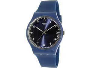 Swatch Men's Originals SUON116 Blue Silicone Swiss Quartz Watch Swatch Men's Originals SUON116 Blue Silicone Swiss Quartz Watch