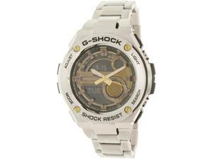 Casio Men's G-Shock GST210D-9A Silver Stainless-Steel Quartz Watch Casio Men's G-Shock GST210D-9A Silver Stainless-Steel Quartz Watch