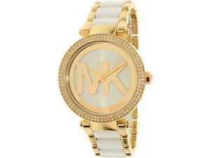 Michael Kors Women's Parker MK6313 Gold Stainless-Steel Quartz Watch Michael Kors Women's Parker MK6313 Gold Stainless-Steel Quartz Watch
