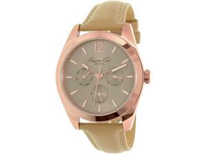 Kenneth Cole Women's New York 10027821 Rose Gold Leather Quartz Watch Kenneth Cole Women's New York 10027821 Rose Gold Leather Quartz Watch