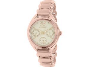 Citizen Women's FD2023-56A Gold Stainless-Steel Eco-Drive Watch Citizen Women's FD2023-56A Gold Stainless-Steel Eco-Drive Watch
