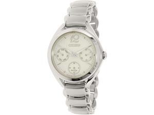 Citizen Women's FD2020-54D Silver Stainless-Steel Eco-Drive Watch Citizen Women's FD2020-54D Silver Stainless-Steel Eco-Drive Watch