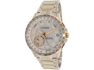 Citizen Men's Eco-Drive CC3004-53A Silver Stainless-Steel Eco-Drive Watch Citizen Men's Eco-Drive CC3004-53A Silver Stainless-Steel Eco-Drive Watch