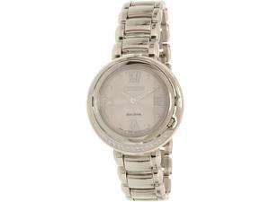 Citizen Women's Eco-Drive EX1120-53X Silver Stainless-Steel Eco-Drive Watch Citizen Women's Eco-Drive EX1120-53X Silver Stainless-Steel Eco-Drive Watch