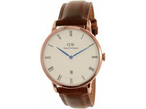 Daniel Wellington Men's Dapper St.Mawes 1100DW Rose Gold Leather Quartz Watch Daniel Wellington Men's Dapper St.Mawes 1100DW Rose Gold Leather Quartz Watch