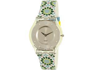 Swatch Women's Classic SFK327 Green Silicone Quartz Watch Swatch Women's Classic SFK327 Green Silicone Quartz Watch