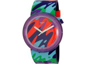 Swatch Men's Originals PNP101 Multi Silicone Quartz Watch Swatch Men's Originals PNP101 Multi Silicone Quartz Watch