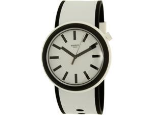 Swatch Men's Originals PNW100 White Silicone Quartz Watch Swatch Men's Originals PNW100 White Silicone Quartz Watch
