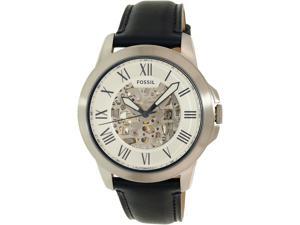 Fossil Men's Grant ME3111 Blue Leather Automatic Watch Fossil Men's Grant ME3111 Blue Leather Automatic Watch
