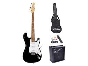 Pyle Beginner Electric Guitar Package- Black Pyle Beginner Electric Guitar Package- Black