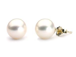 The Pearl Outlet FEW8AAA Freshwater Pearl Earrings - 8mm, AAA Quality, 14k Gold Studs The Pearl Outlet FEW8AAA Freshwater Pearl Earrings - 8mm, AAA Quality, 14k Gold Studs