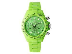 Toy FL11GR Women's Green Plasteramic Chronograph Watch Toy FL11GR Women's Green Plasteramic Chronograph Watch