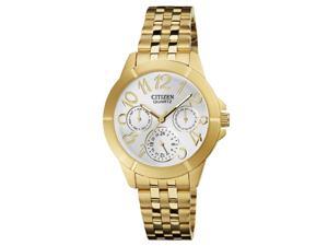 Citizen ED8102-56A Women's Quartz Silver Dial Gold Plated Steel Bracelet Watch Citizen ED8102-56A Women's Quartz Silver Dial Gold Plated Steel Bracelet Watch