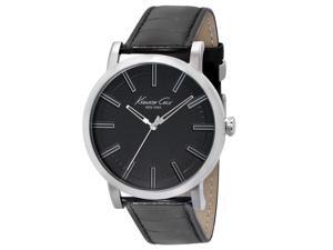 Kenneth Cole KC1997 Men's New York Slim Black Dial Black Leather Strap Watch Kenneth Cole KC1997 Men's New York Slim Black Dial Black Leather Strap Watch