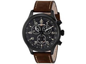 Timex T49905 Men's Expedition Brown Leather Strap Field Chronograph Watch Timex T49905 Men's Expedition Brown Leather Strap Field Chronograph Watch