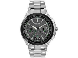 Citizen CC1084-63E Men's Eco-Drive Satellite Wave World time Grey Dial Steel Bra Citizen CC1084-63E Men's Eco-Drive Satellite Wave World time Grey Dial Steel Bra