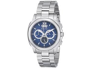 Bulova 96B219 Men's Classic Stainless Steel Bracelet Chronograph Watch with Blue Dial Bulova 96B219 Men's Classic Stainless Steel Bracelet Chronograph Watch with Blue Dial